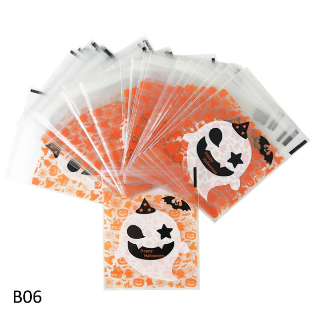 Candy Bag  Pumpkin Ghost Cookie