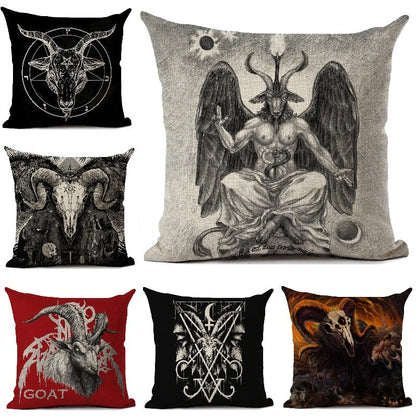 Horror Pattern Sofa Pillow Cover