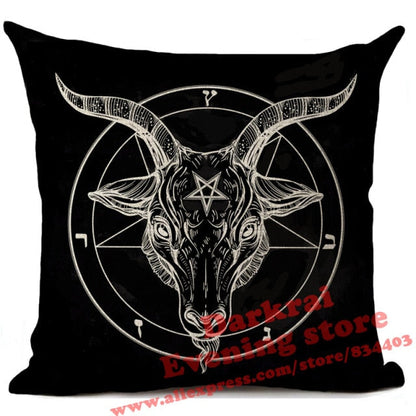 Horror Pattern Sofa Pillow Cover