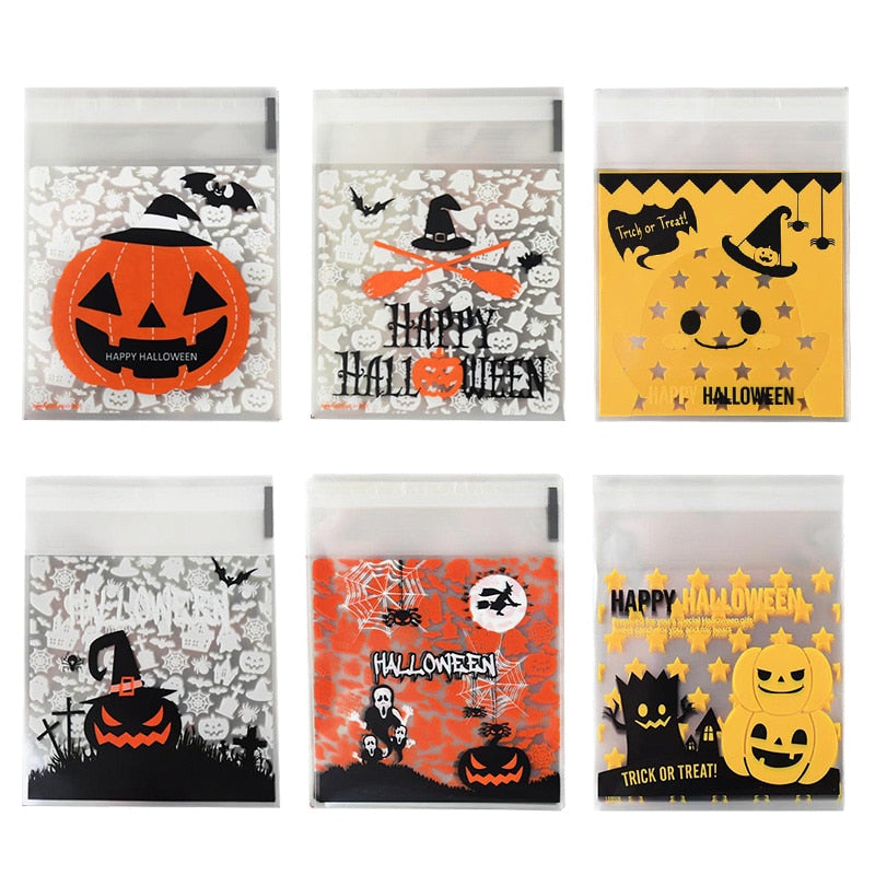 Happy Halloween Candy Bag Gift Cookie