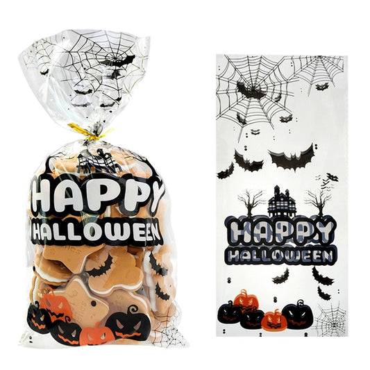 Hallwoeen Pumpkin Skull Cat Candy Bag
