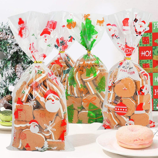 Plastic Bags for Presents Candies Cookies