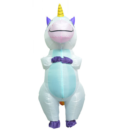 Inflatable Unicorn Rainbow Halloween Costumes