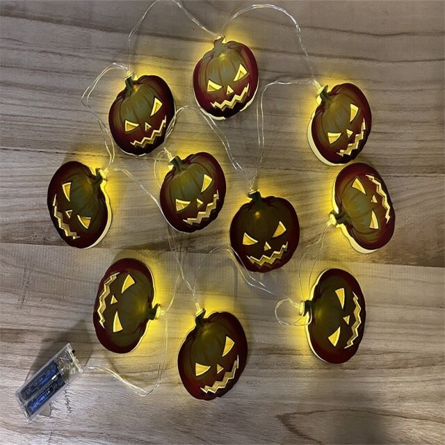 Outdoor Halloween Decorations Lights Pumpkins