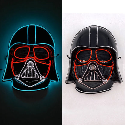 Glowing Neon EL Party Mask Halloween LED Mask