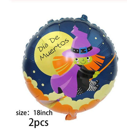 Halloween Decorations Bat Skull Ghost Pumpkin Balloons