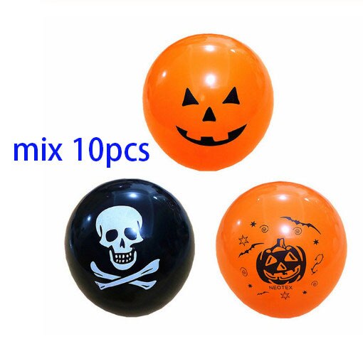 Halloween Decorations Bat Skull Ghost Pumpkin Balloons