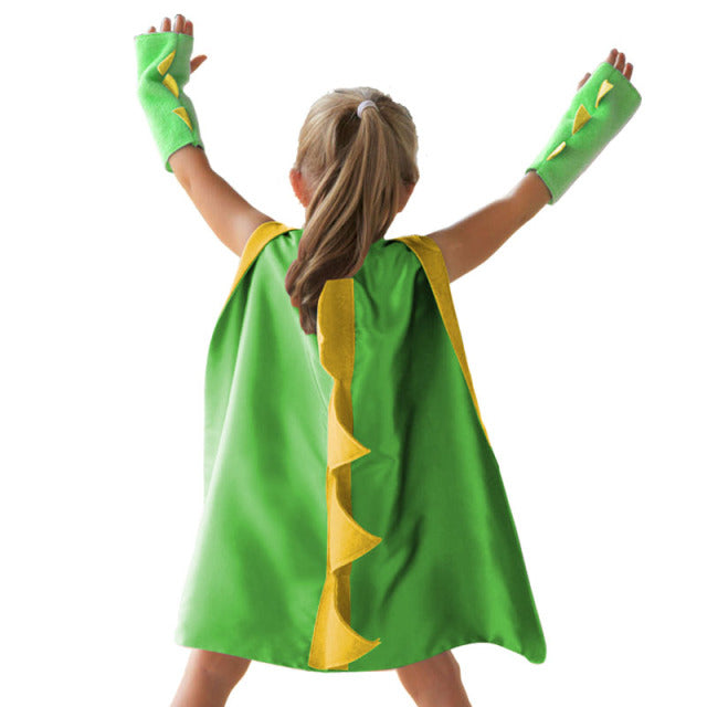 Dinosaur Costume With Gloves For Halloween