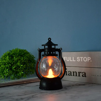 Retro LED Oil Lamp Halloween Decoration