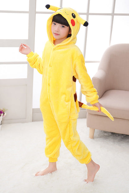 Kids Anime Yellow Halloween Jumpsuit