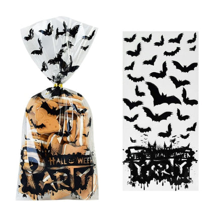 Hallwoeen Pumpkin Skull Cat Candy Bag
