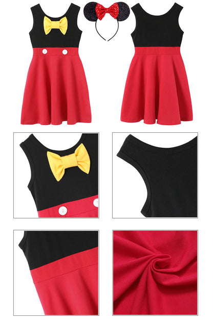 Mickey Princess Dress For Halloween Cosplay
