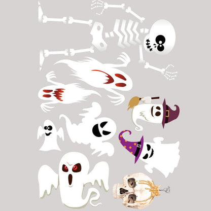 Bloody Handprint Halloween Stickers