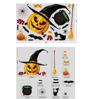 Bloody Handprint Halloween Stickers