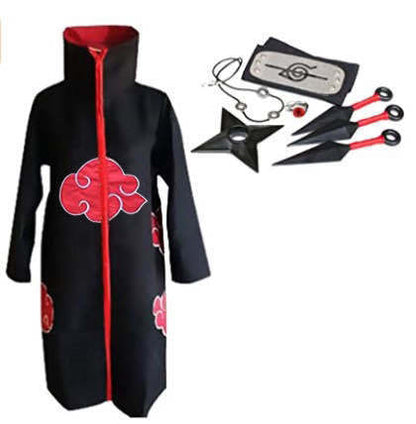 Japanese Anime Manga Akatsuki Cloak Cosplay Costume