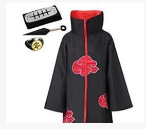 Japanese Anime Manga Akatsuki Cloak Cosplay Costume