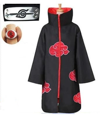 Japanese Anime Manga Akatsuki Cloak Cosplay Costume