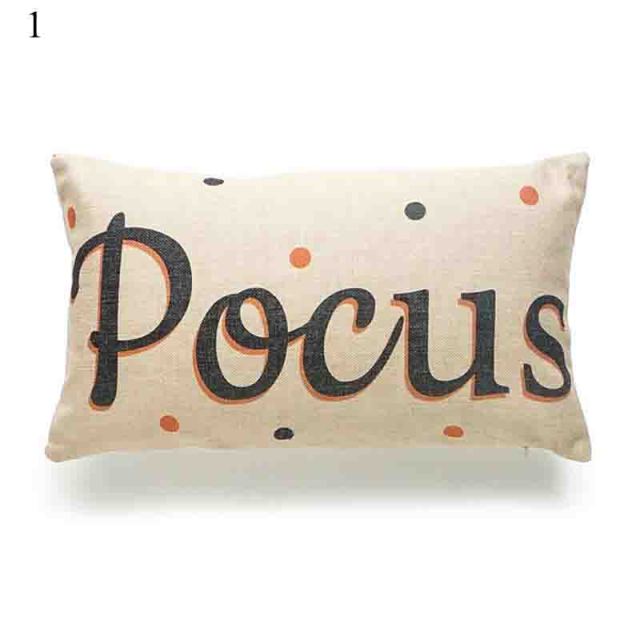 Halloween Soft Linen Pillow Cover
