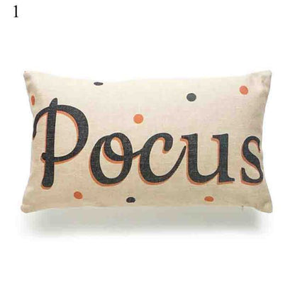 Halloween Soft Linen Pillow Cover