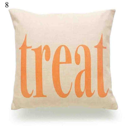 Halloween Soft Linen Pillow Cover
