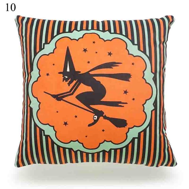 Halloween Soft Linen Pillow Cover