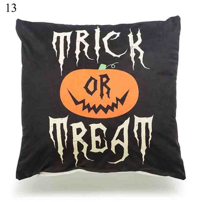 Halloween Soft Linen Pillow Cover
