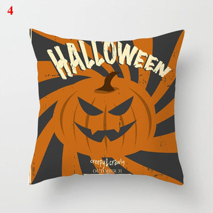 Halloween Soft Linen Pillow Cover