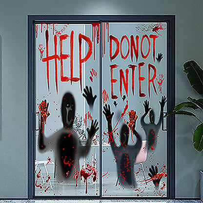 Scary Removable Halloween Stickers