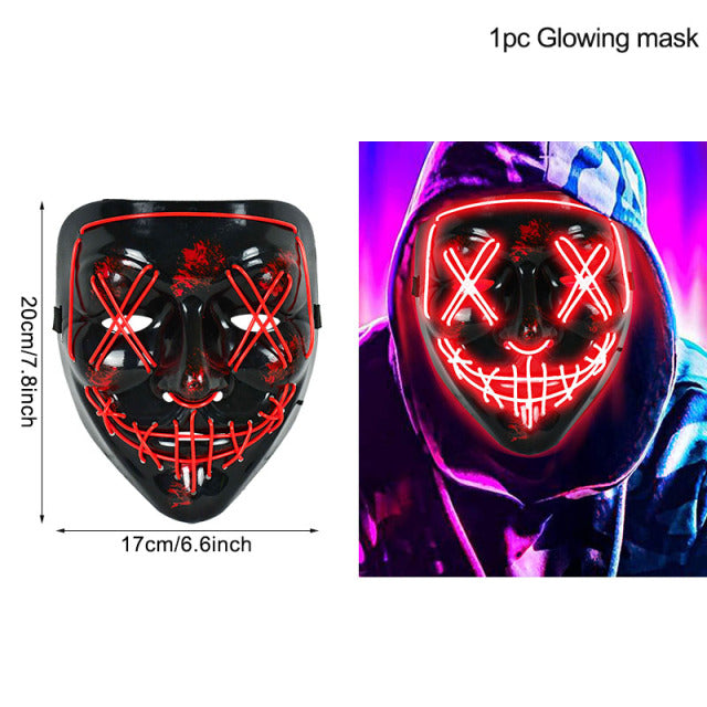 The Dark Mascaras LED Halloween Mask