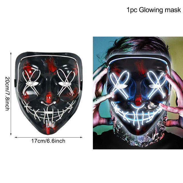 The Dark Mascaras LED Halloween Mask