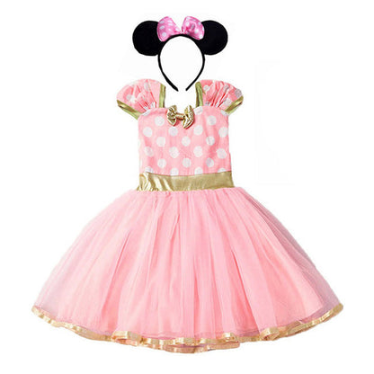 Mickey Princess Dress For Halloween Cosplay
