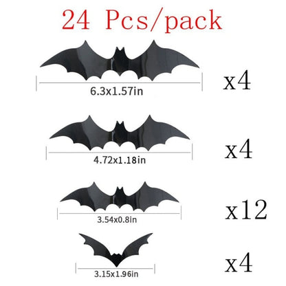 Scary Removable Halloween Stickers
