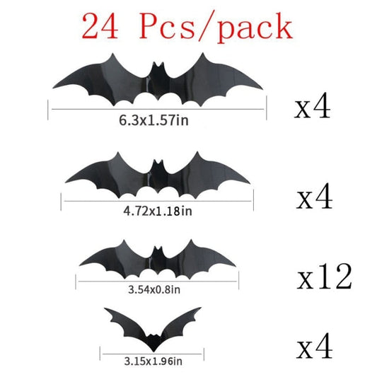 Scary Removable Halloween Stickers