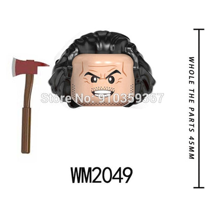 Single Sell Halloween Clown Action Figure