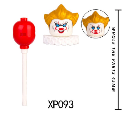 Single Sell Halloween Clown Action Figure