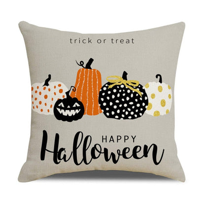 Pumpkin Cushion Cover For Halloween