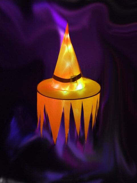LED Witch Hats Halloween Decoration