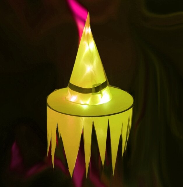 LED Witch Hats Halloween Decoration