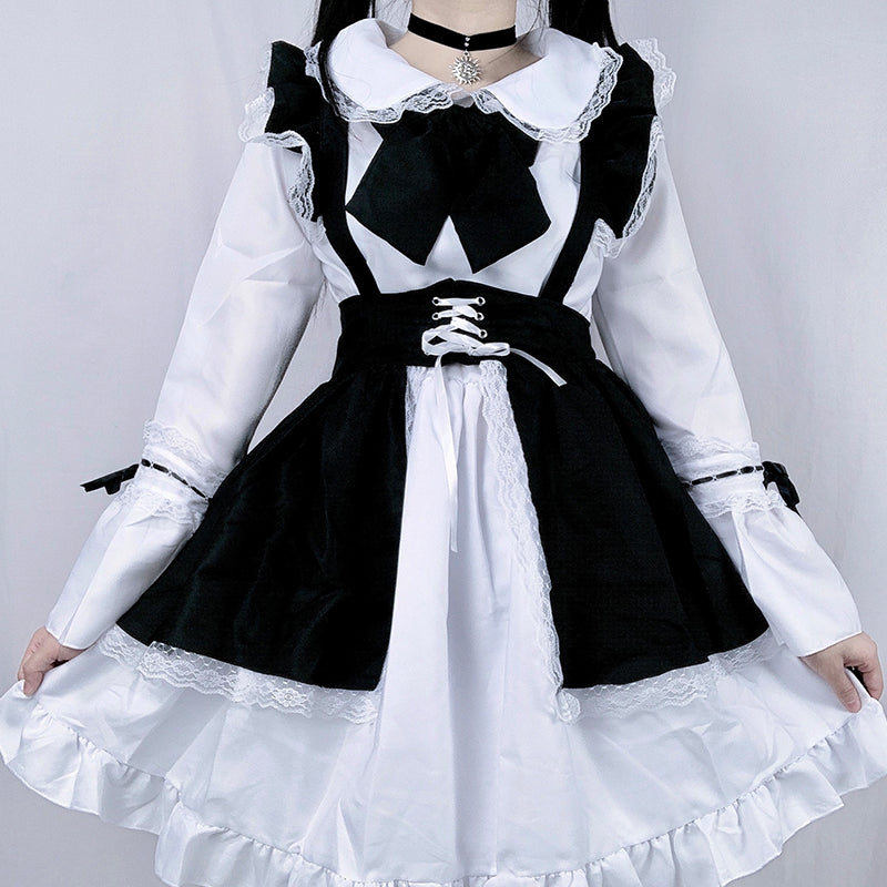 Women Maid Outfit Lolita Cosplay Cute Sexy Erotic Kawaii Cafe Costume