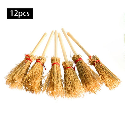 Mini Halloween Witch Broom For Hanging