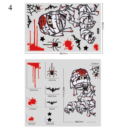 Halloween Bloody Handprint stickers