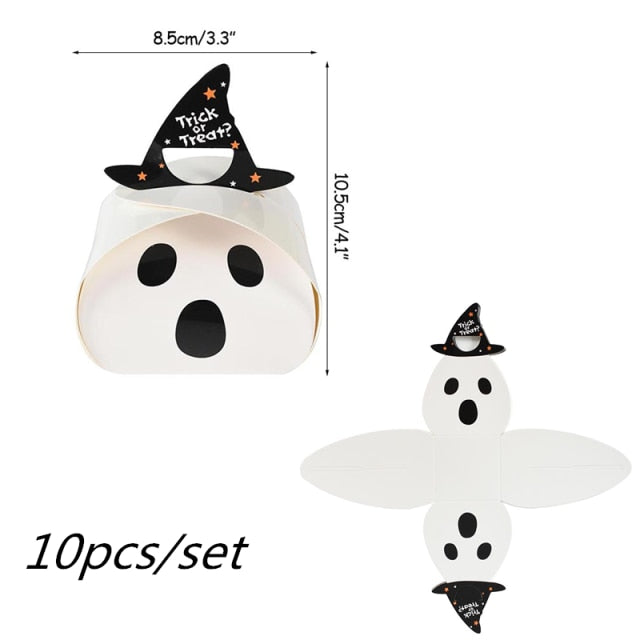 Candy Box Pumpkin Ghost Pattern Paper Box