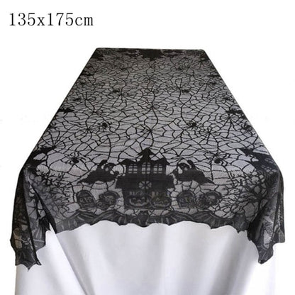 Halloween Decorative Lace Spider Web Skeleton