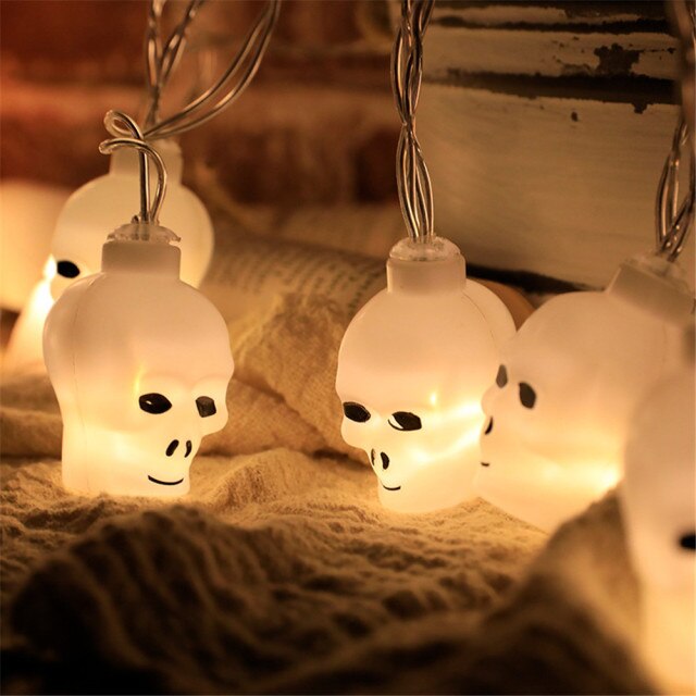 Halloween String Lights Eyeball Purple