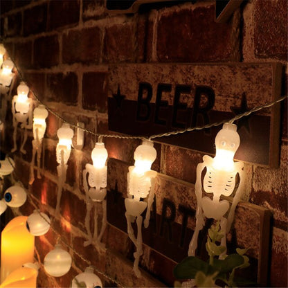 Halloween String Lights Eyeball Purple