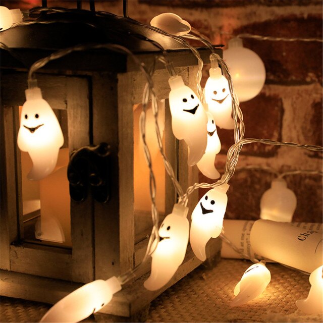 Halloween String Lights Eyeball Purple