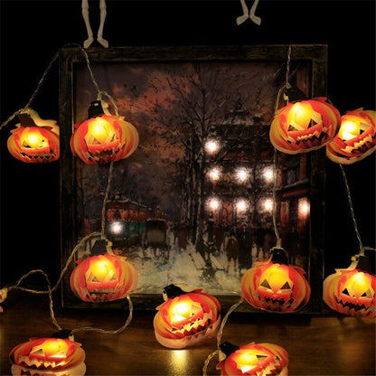 Halloween String Lights Eyeball Purple