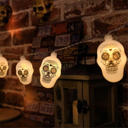 Halloween String Lights Eyeball Purple