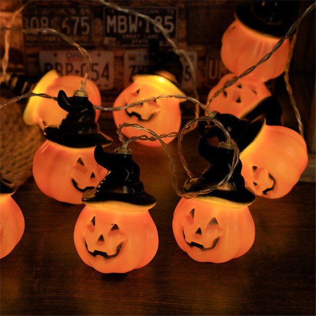 Halloween String Lights Eyeball Purple