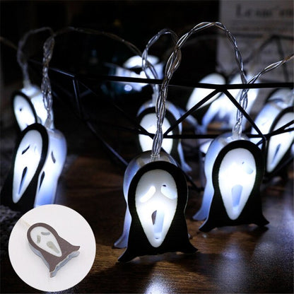 Halloween String Lights Eyeball Purple